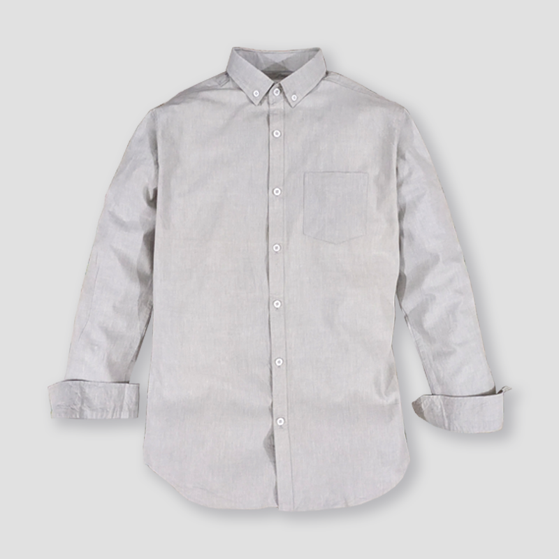 Smart-fit shirt in soft Cotton Linen Fabric with a button-down collar, classic front, a yoke at the back and gently rounded hem. Long sleeves with buttoned cuffs and a sleeve placket with a link button for a classy yet elegant look for all occasions.