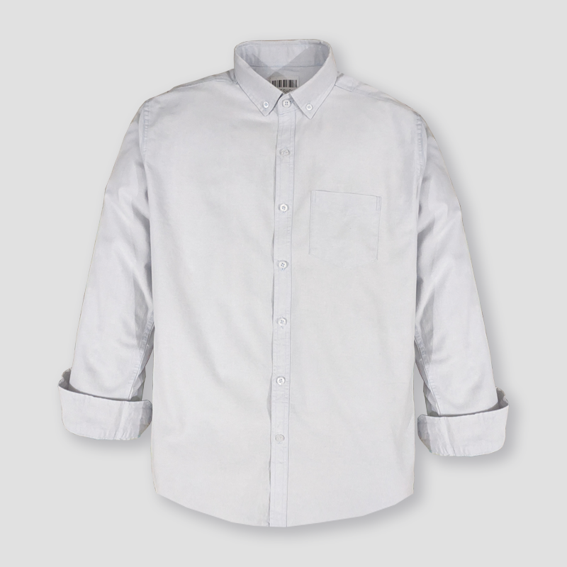 Smart-fit shirt in soft Denim Fabric with a button-down collar, classic front, a yoke at the back and gently rounded hem. Long sleeves with buttoned cuffs and a sleeve placket with a link button for a classy yet elegant look for all occasions.